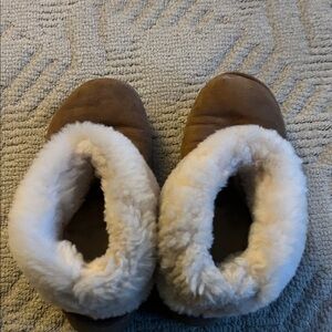 UGG Tan Kids Boots with Cream Lining